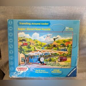 Ravensburger 2006 Thomas & Friends Super Sized Floor Puzzle 24pcs- 2FTx3FT